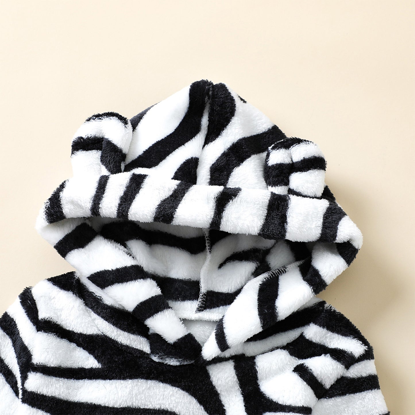Baby Suits Newborn Girls Boy Clothes Cute Zebra-Stripe Plush