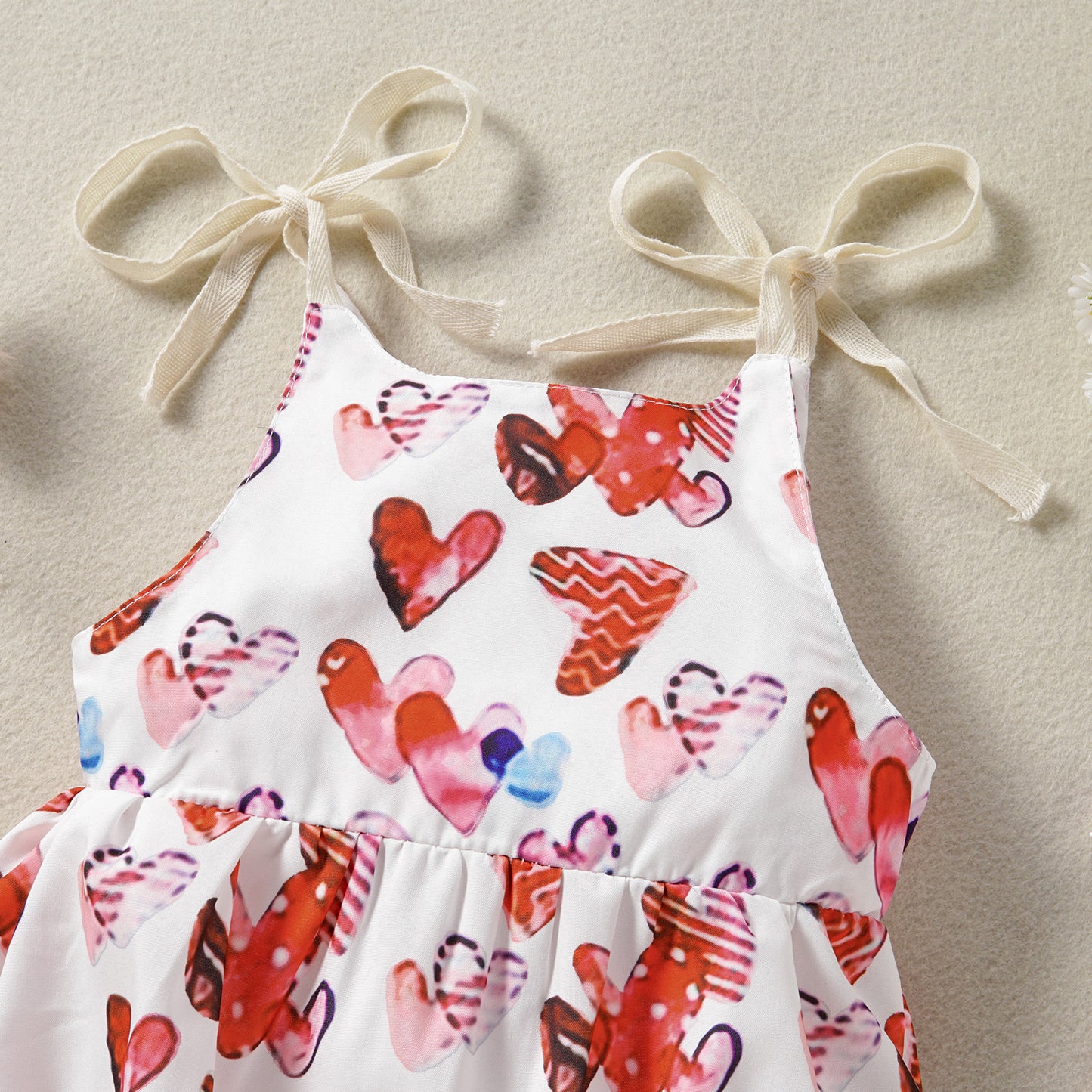 Baby Girl's Red Love Printing Sling