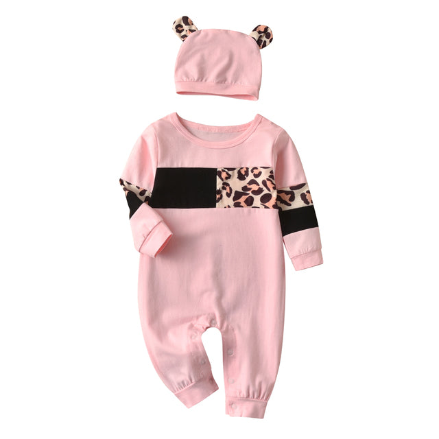 Cute Baby Girl Casual Floral Jumpsuit