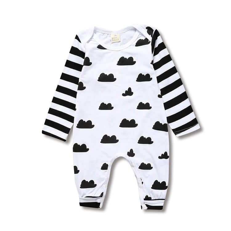 Spring and Autumn wear baby onesie long sleeves