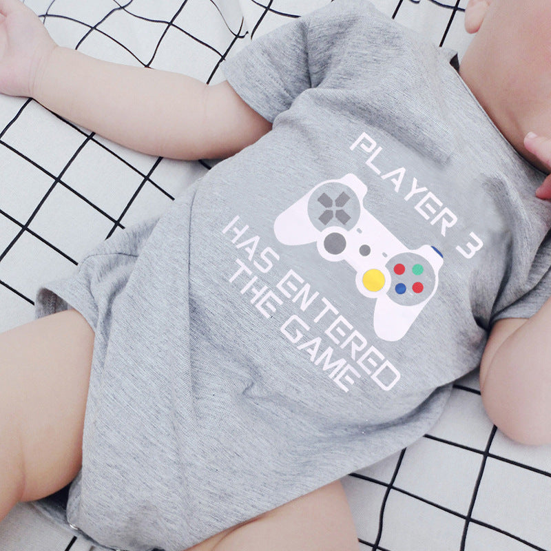 Baby short-sleeved romper triangle romper