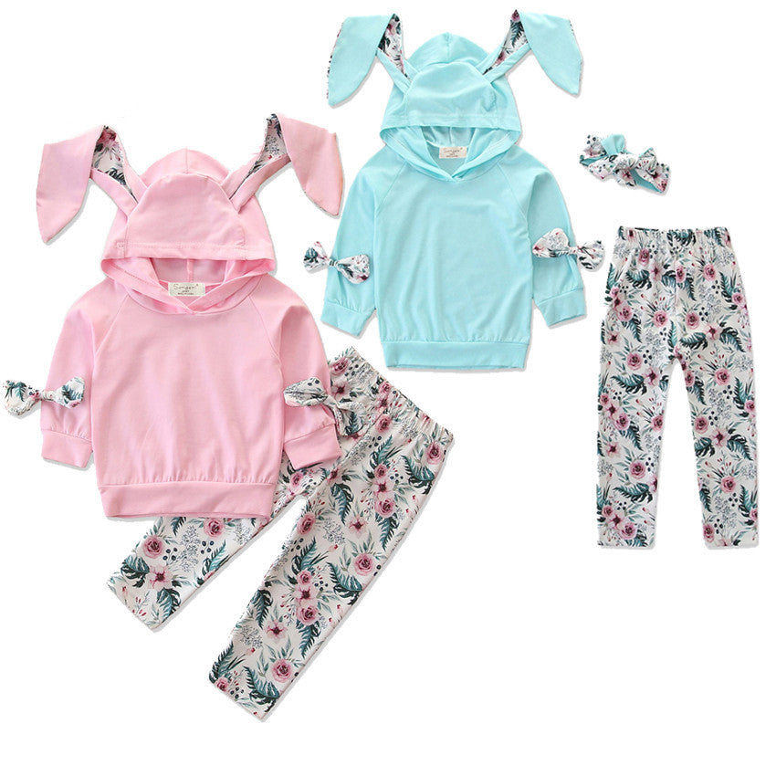 Autumn Clothes Trendy Boy Girl Bunny Ear Hoodie