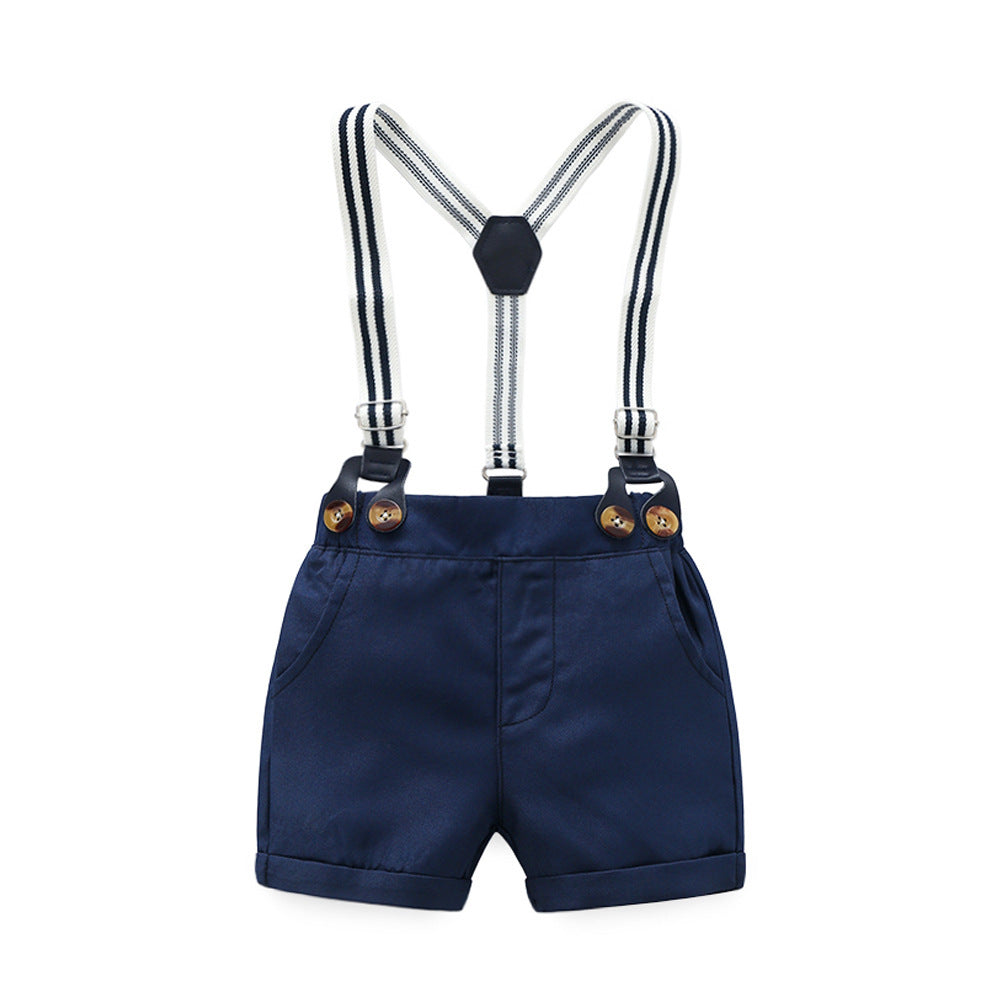 Four-piece baby romper strap set