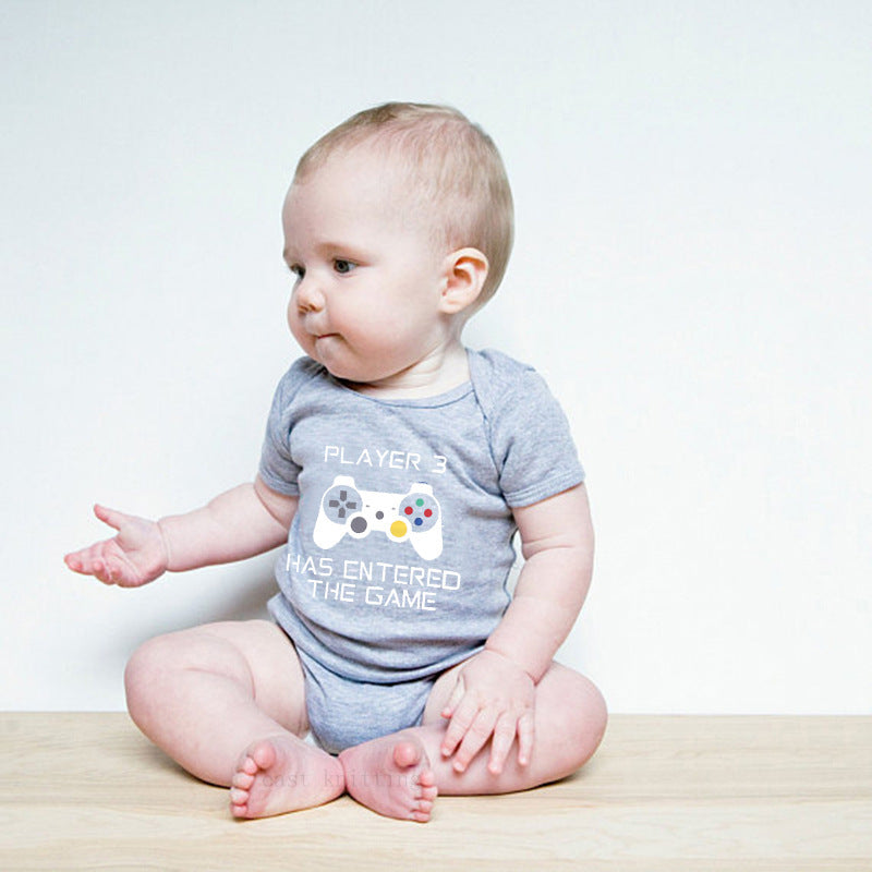 Baby short-sleeved romper triangle romper