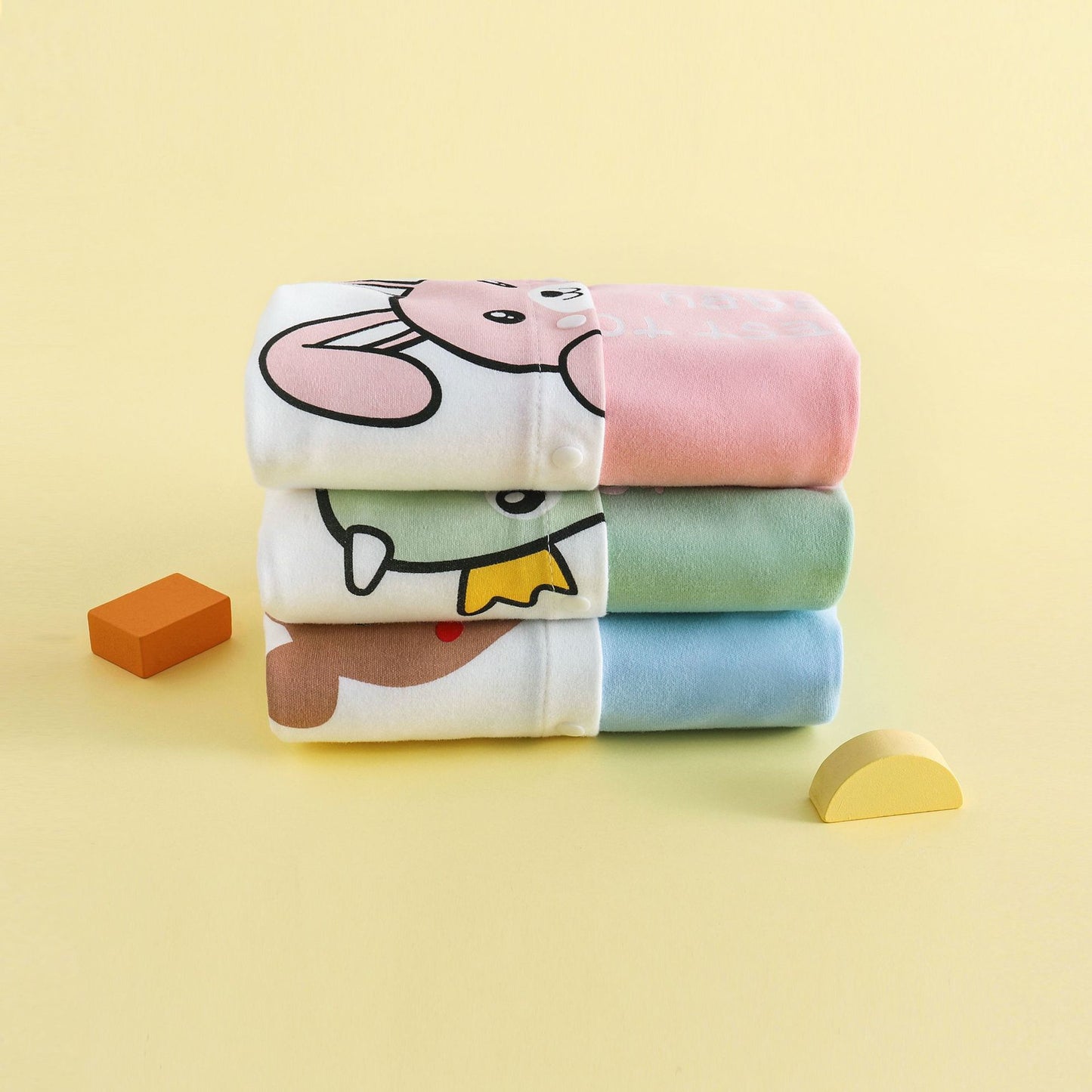 Spring And Autumn Combed Cotton Baby One-piece Long Sleeve