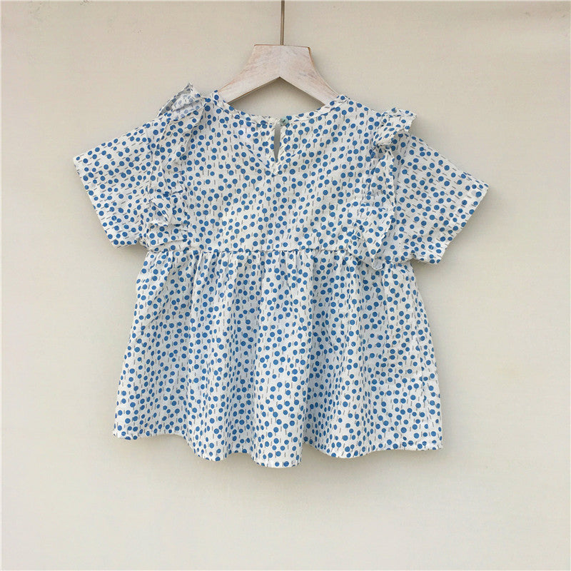 Cotton short sleeve baby shirt