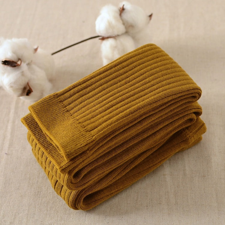 Double Needle Candy Color Baby Leggings