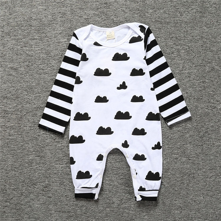 Spring and Autumn wear baby onesie long sleeves