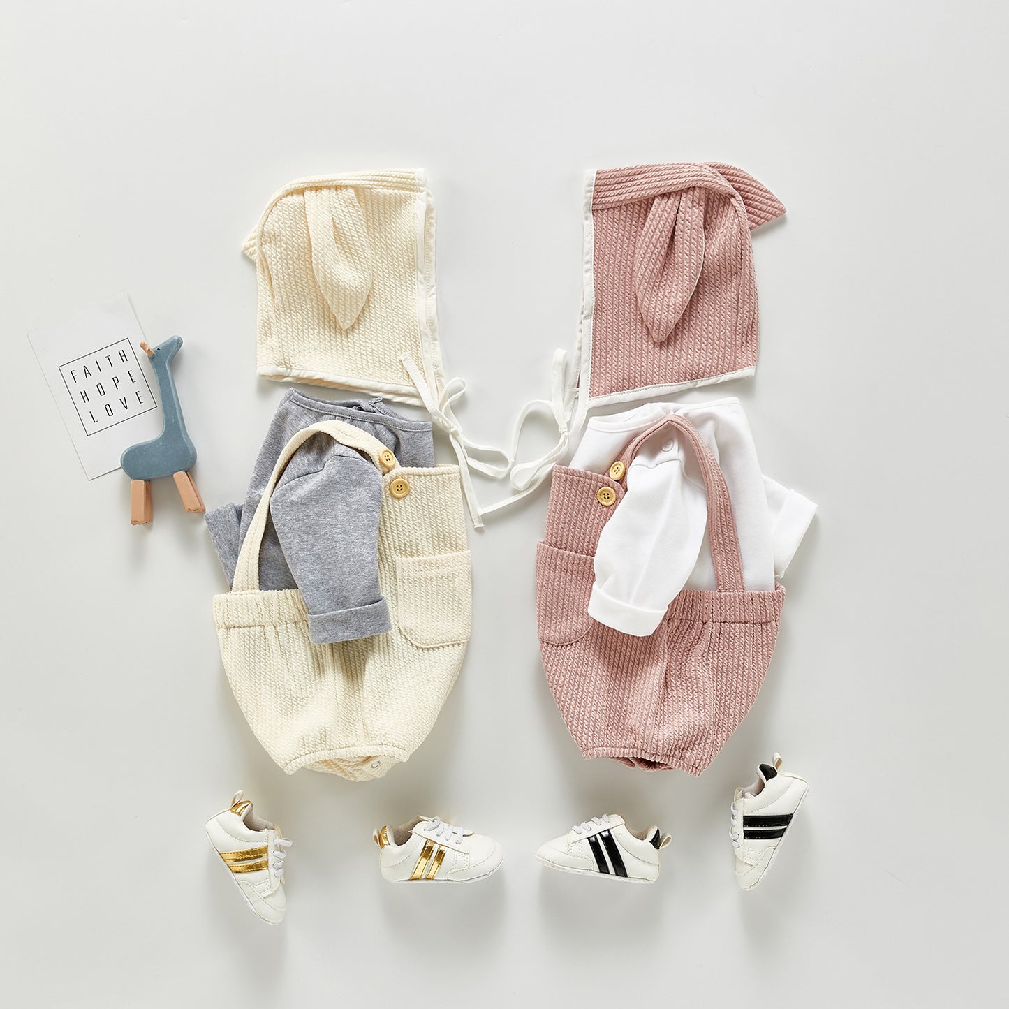 Baby Jumpsuit With Hood Strappy Romper
