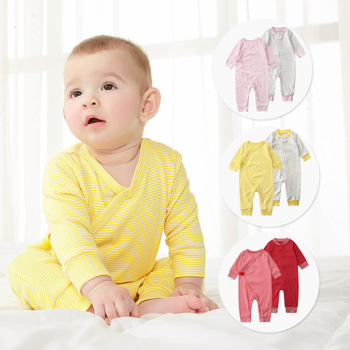 Baby one-piece long sleeve out of the house
