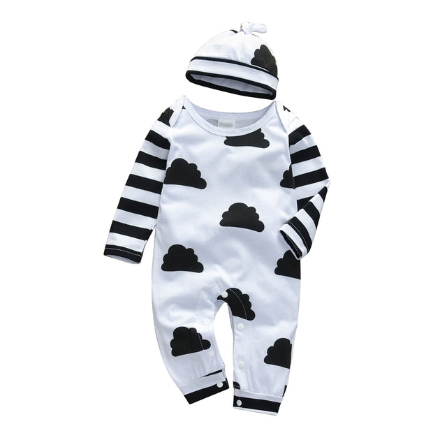 Cute Baby Girl Casual Floral Jumpsuit