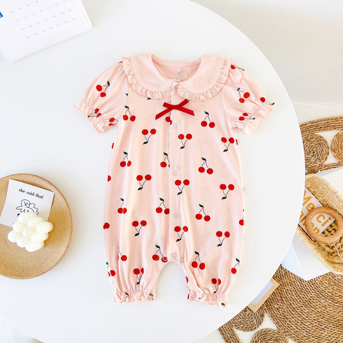 Baby One Piece Cherry Women's Romper