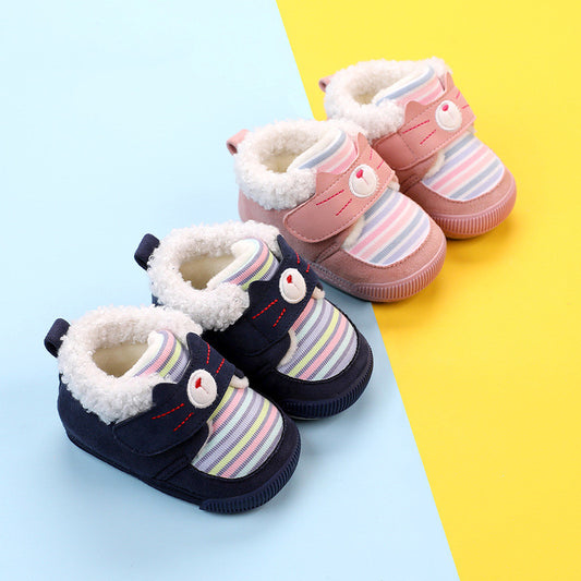 Baby soft-soled toddler cotton shoes