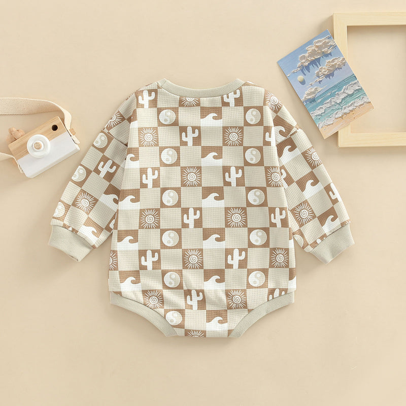 Summer New Baby Plaid Jumpsuit Casual