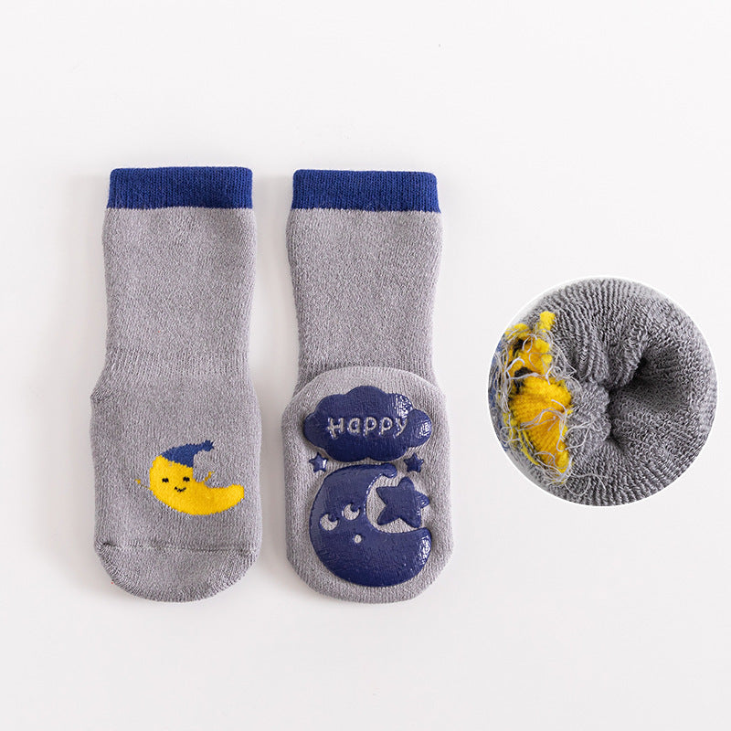 Autumn And Winter Baby Socks Terry Thickened To Keep Warm