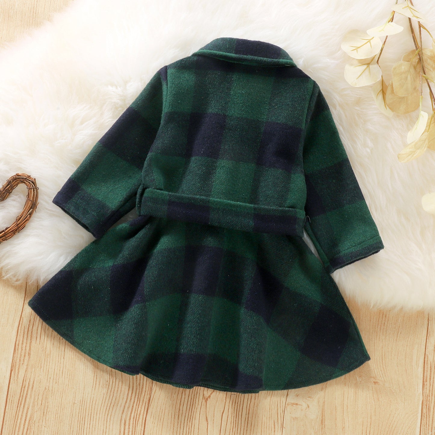 Black And Red Plaid Baby Dress