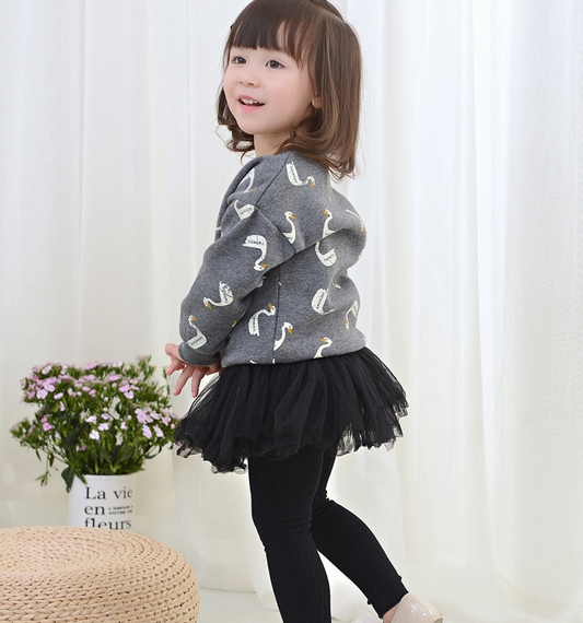Double Needle Candy Color Baby Leggings